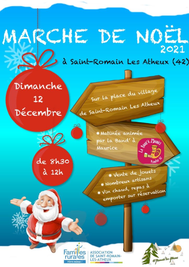 Marché de Noël AFR de Saint Romain Les Atheux
