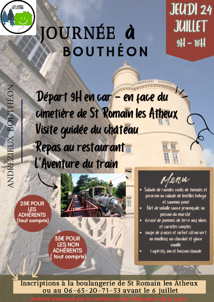 Journée à Bouthéon