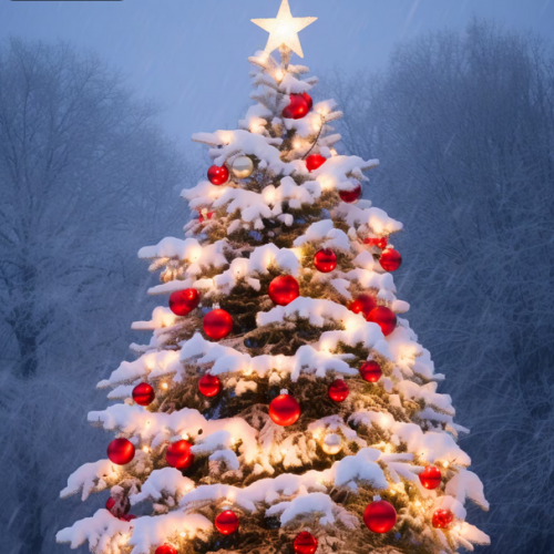 🎄Illumination du sapin à Saint Romain les Atheux 🎄